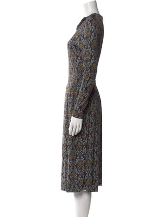Tory Burch Printed Midi Length Dress