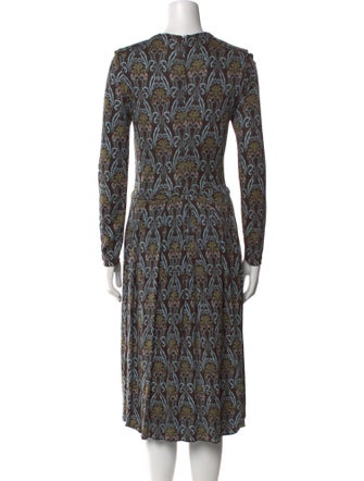 Tory Burch Printed Midi Length Dress