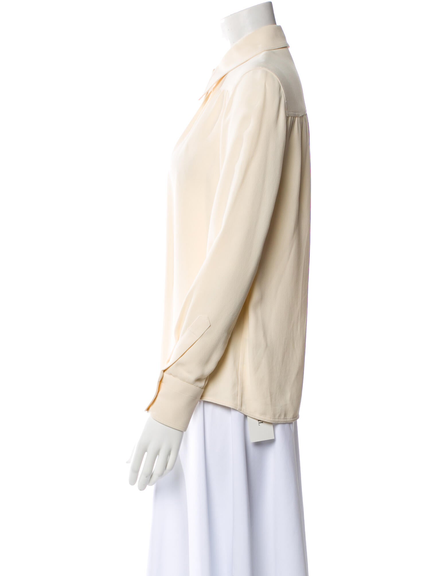 Tory Burch Long Sleeve Button-Up Top