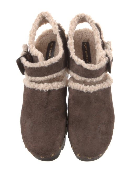 Tory Burch Suede Studded Accents Slingback Pumps