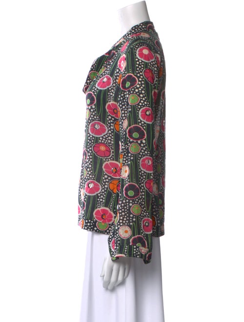 Tory Burch Printed V-Neck Blouse