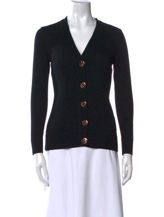 Tory Burch Merino Wool V-Neck Sweater