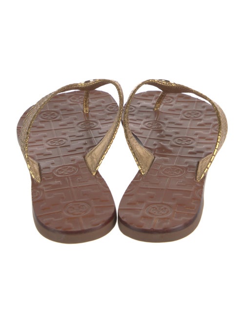 Tory Burch Leather Flip Flops
