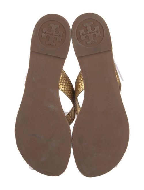 Tory Burch Leather Flip Flops