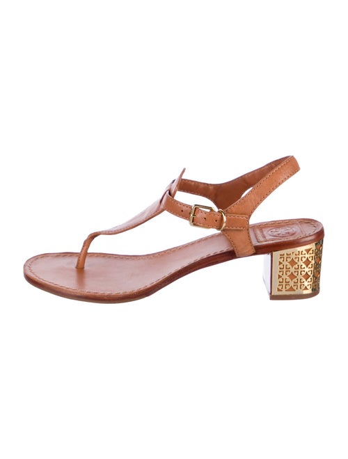 Tory Burch Leather T-Strap Sandals