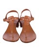 Tory Burch Leather T-Strap Sandals