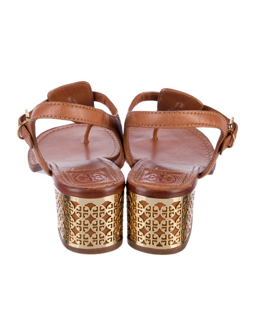 Tory Burch Leather T-Strap Sandals