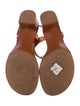 Tory Burch Leather T-Strap Sandals