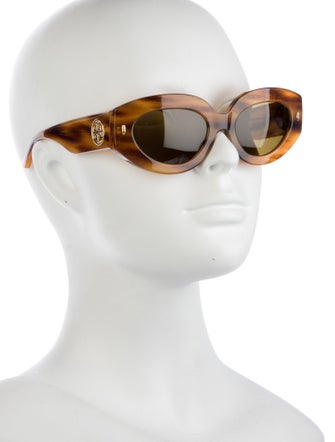 Tory Burch Cat-Eye Mirrored Sunglasses