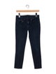 Tory Burch Mid-Rise Straight Leg Jeans