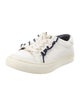 Tory Burch Leather Ruffle Embellishment Sneakers