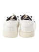 Tory Burch Leather Ruffle Embellishment Sneakers