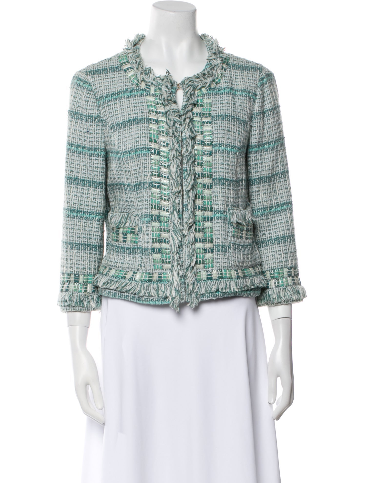 Tory Burch Tweed Pattern Evening Jacket