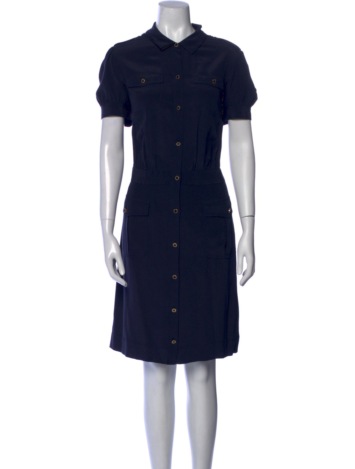 Tory Burch Linen Knee-Length Dress