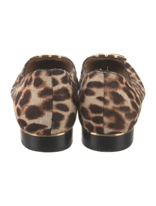Tory Burch Ponyhair Animal Print Flats