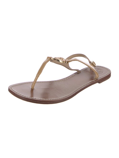 Tory Burch Leather T-Strap Sandals