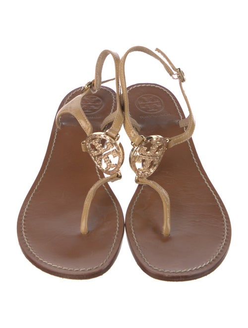 Tory Burch Leather T-Strap Sandals