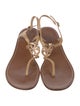 Tory Burch Leather T-Strap Sandals