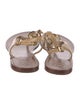 Tory Burch Leather T-Strap Sandals