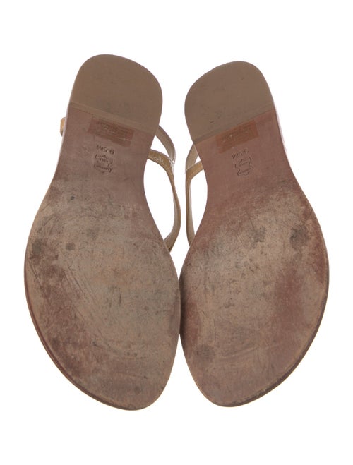 Tory Burch Leather T-Strap Sandals