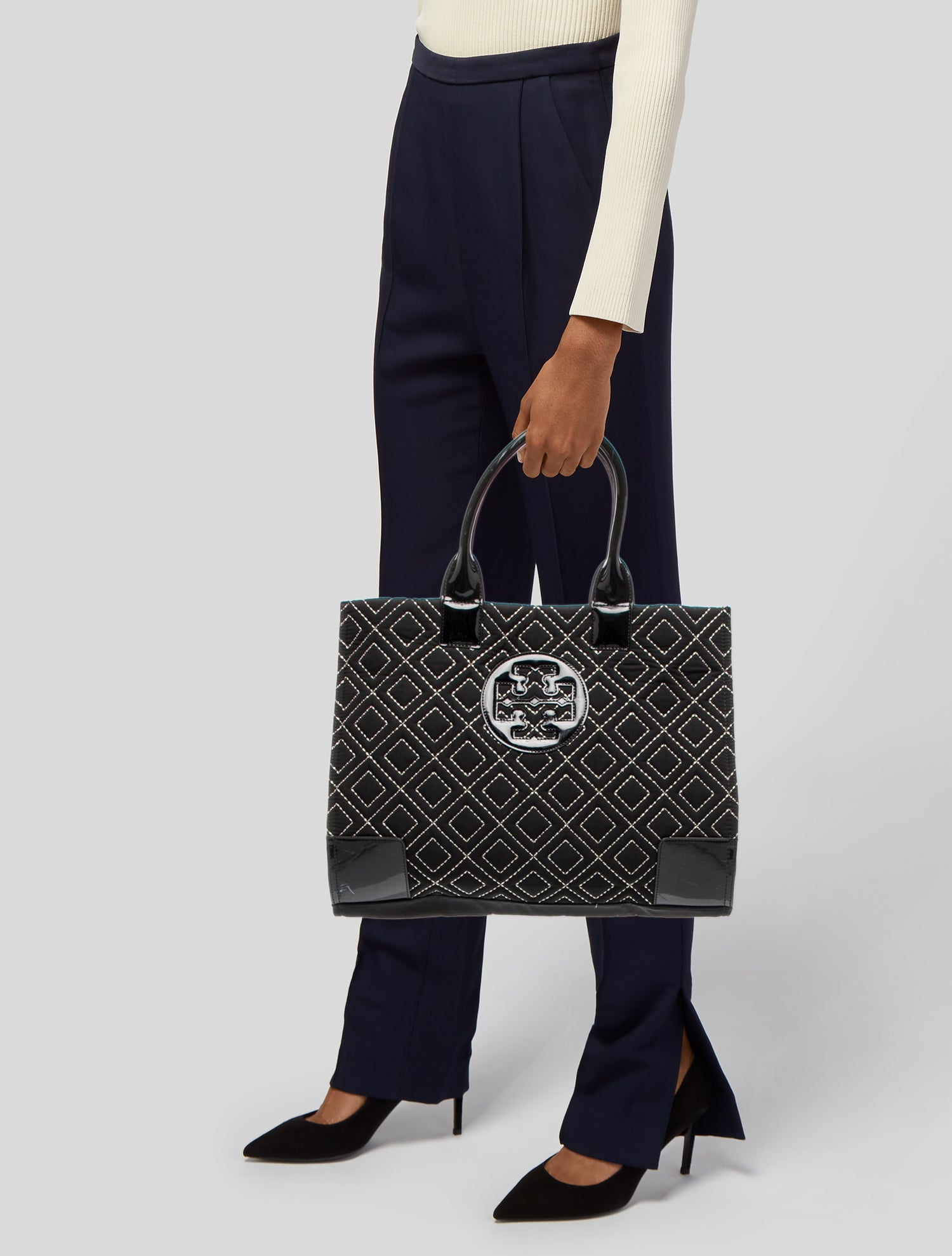 Tory Burch Nylon Top Handle Bag