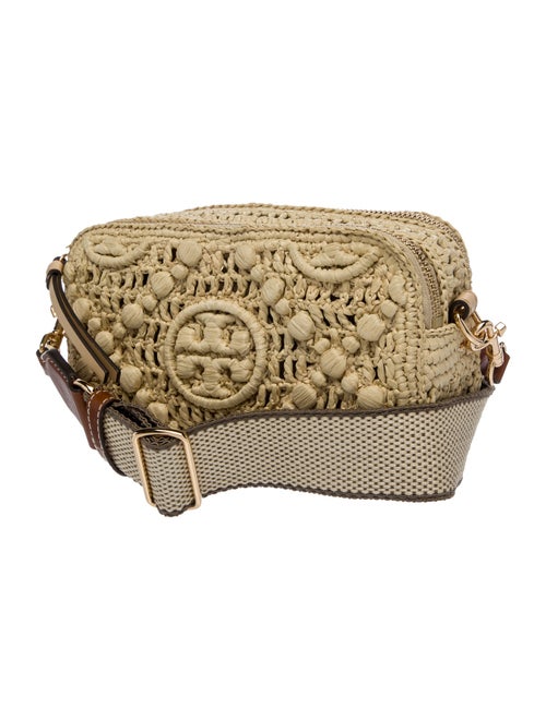 Tory Burch Straw Crossbody Bag