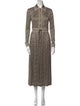 Tory Burch Printed Midi Length Dress
