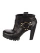 Tory Burch Leather Moto Boots