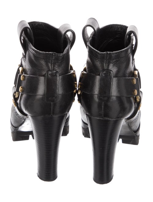 Tory Burch Leather Moto Boots