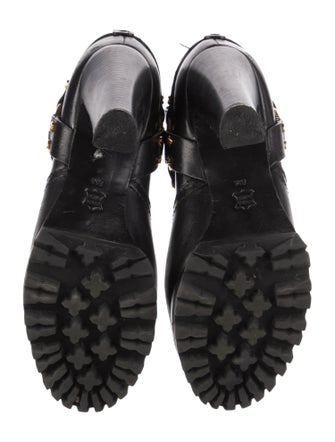 Tory Burch Leather Moto Boots