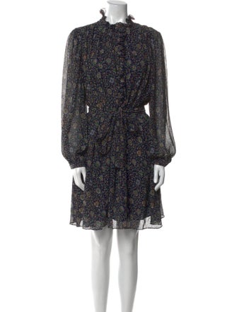 Tory Burch Floral Print Mini Dress