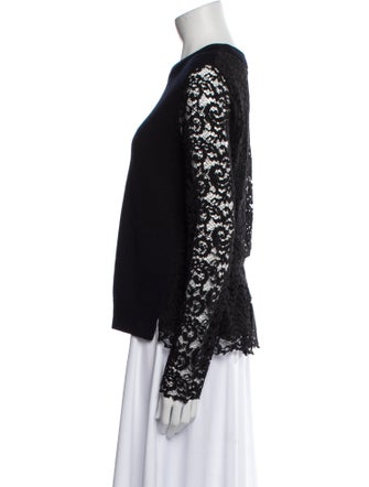 Tory Burch Merino Wool Scoop Neck Sweater