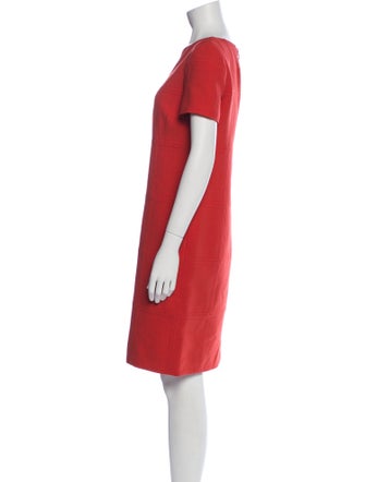 Tory Burch Bateau Neckline Knee-Length Dress