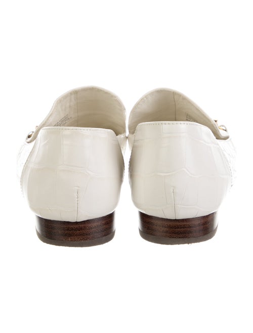 Tory Burch Leather Animal Print Loafers