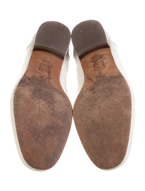 Tory Burch Leather Animal Print Loafers