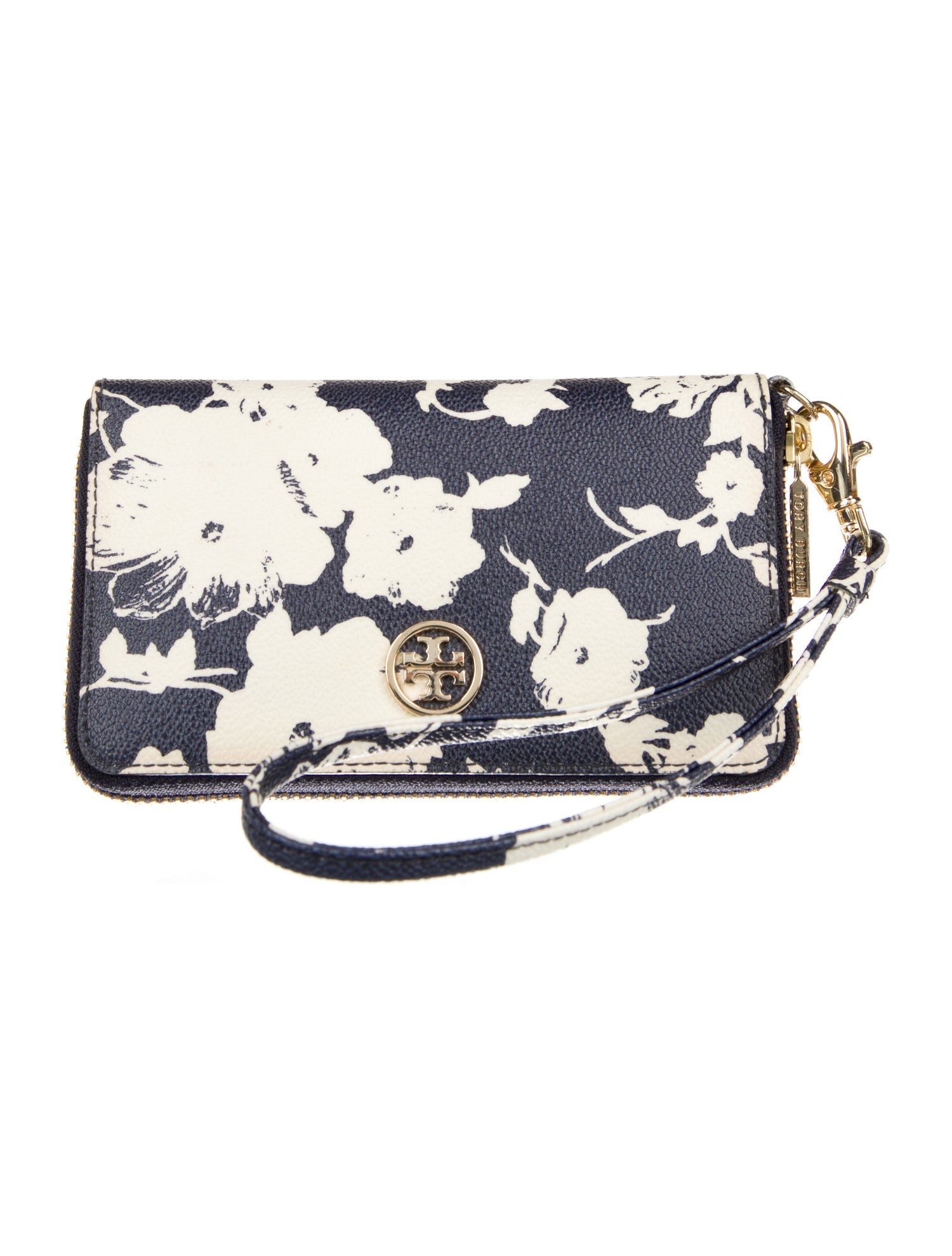 Tory Burch Leather Printed Wristlet
