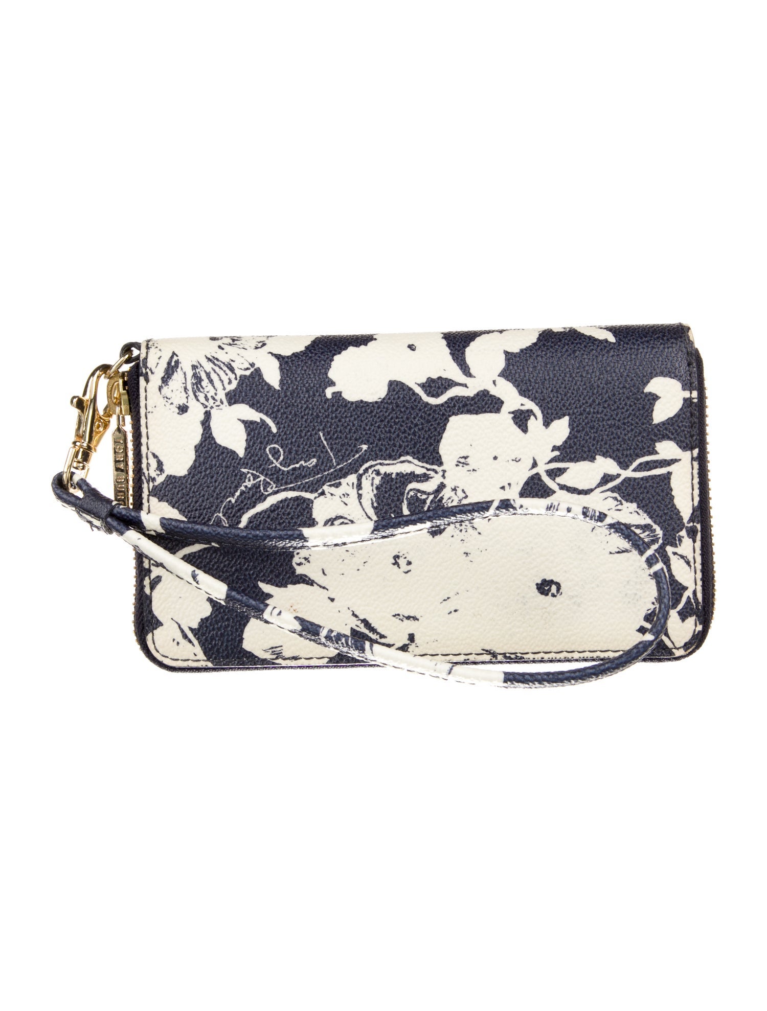 Tory Burch Leather Printed Wristlet