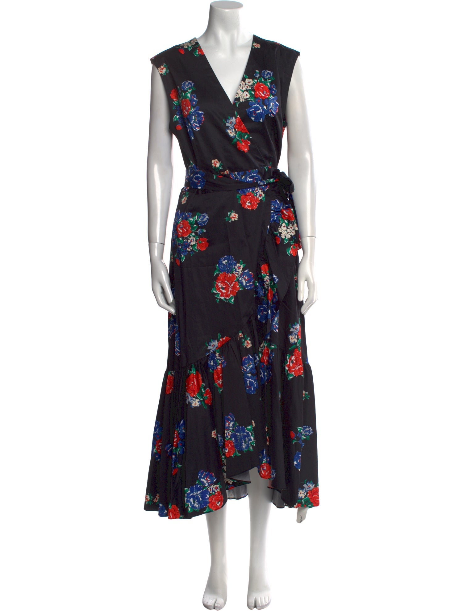 Tory Burch Floral Print Long Dress