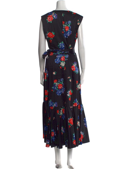 Tory Burch Floral Print Long Dress