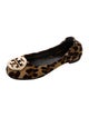 Tory Burch Ponyhair Animal Print Ballet Flats