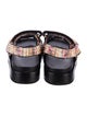 Tory Burch Tweed Pattern Slides