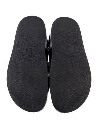 Tory Burch Tweed Pattern Slides