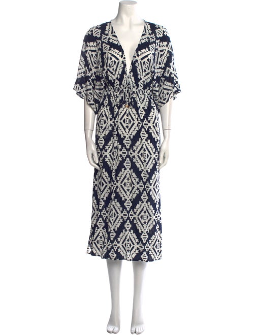 Tory Burch Printed Midi Length Dress