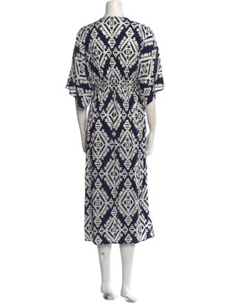 Tory Burch Printed Midi Length Dress
