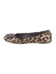Tory Burch Patent Leather Animal Print Flats
