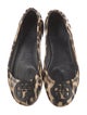Tory Burch Patent Leather Animal Print Flats