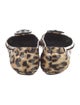 Tory Burch Patent Leather Animal Print Flats