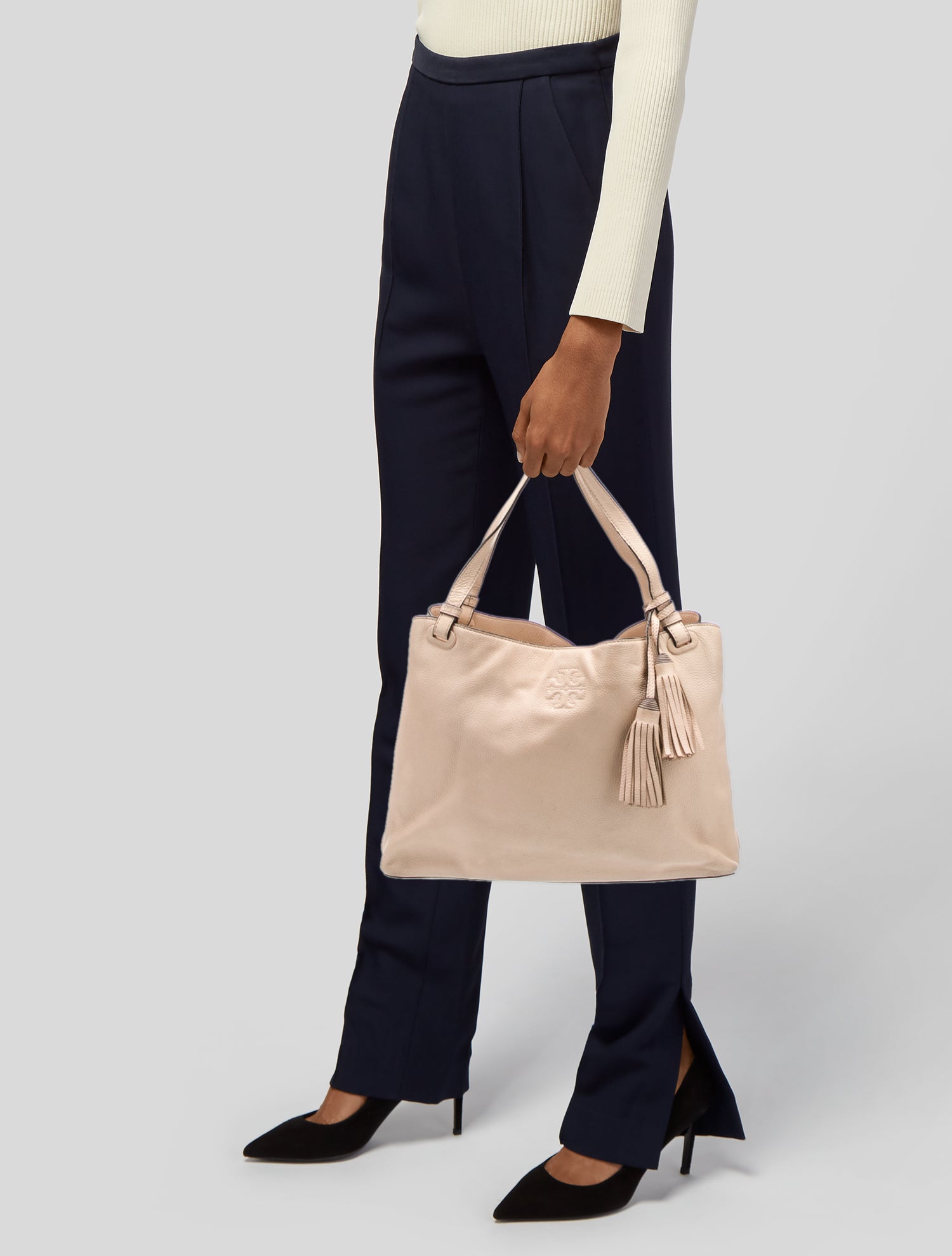 Tory Burch Leather Top Handle Bag