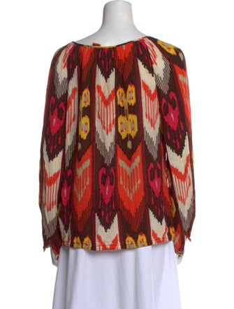 Tory Burch Silk Printed Blouse