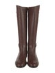 Tory Burch Leather Riding Boots